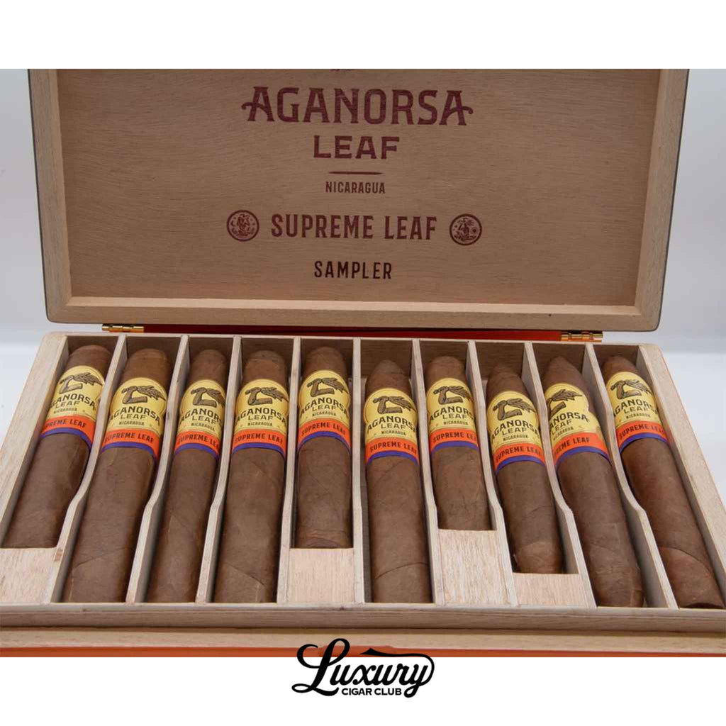 Aganorsa Leaf Supreme Leaf Sampler — Every Retired Vitola Returns. Only 2,000 Boxes Worldwide.