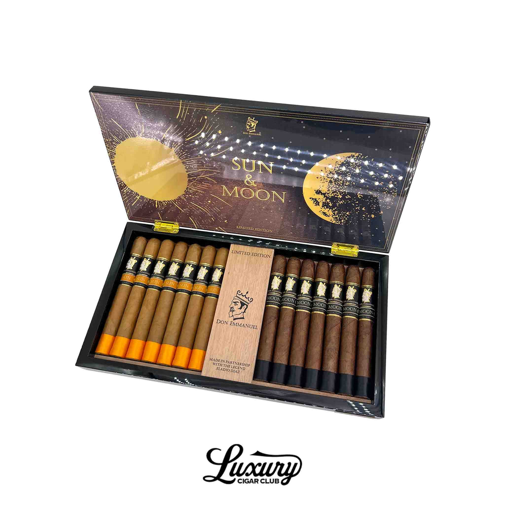 Don Emmanuel Sun & Moon — Two Blends, One Box. Only 777 Numbered Boxes Made.