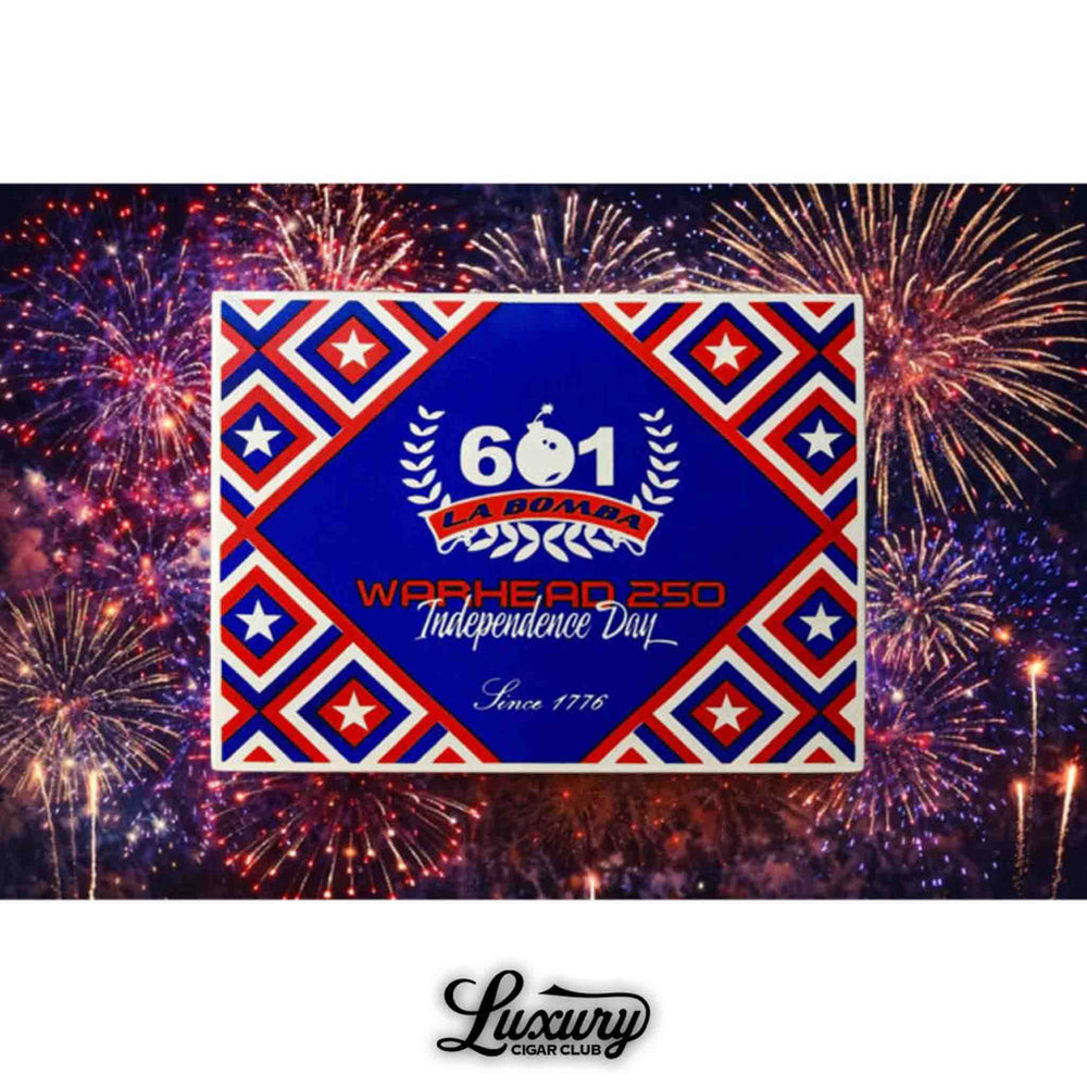 Espinosa 601 La Bomba Warhead 250 — A Full-Power Salute to America's 250th. Roughly 4,000 Boxes Made.