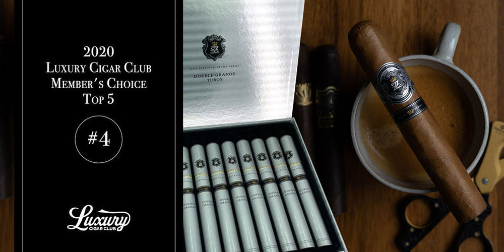2020 Luxury Cigar Club Member's Choice Top 5 - #4 Zino Platinum Crown Series Barrel Tubo