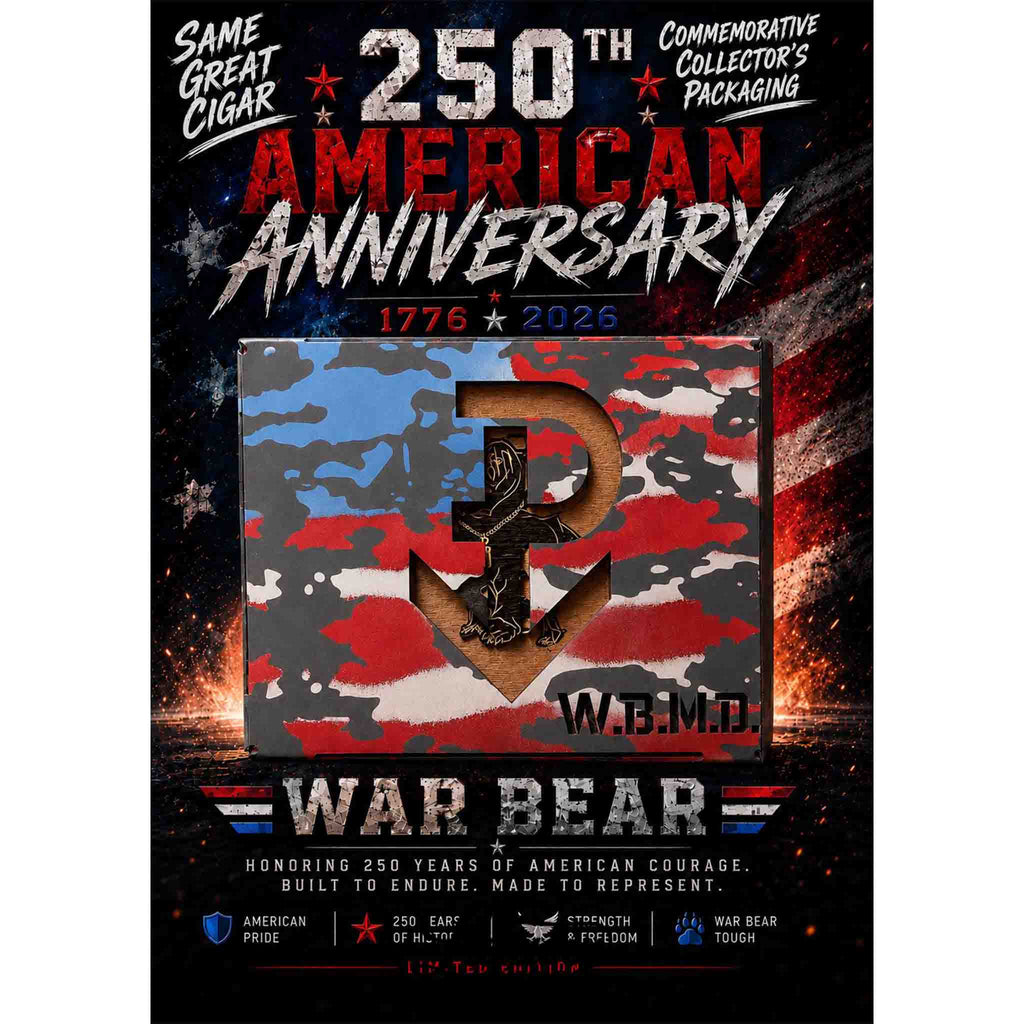 Powstanie War Bear 250th American Anniversary — No Two Boxes Alike. Only 250 Made Worldwide.