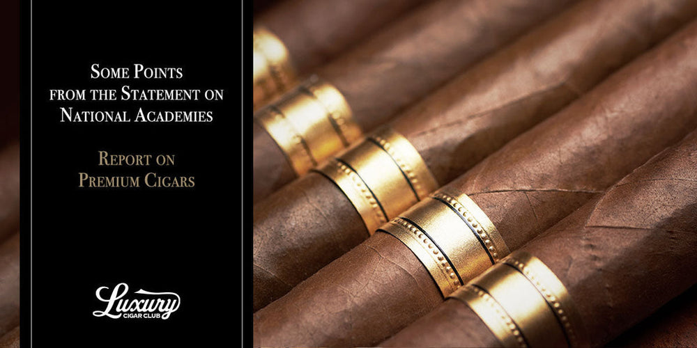 Some Salient Points from the Statement on National Academies Report on Premium Cigars