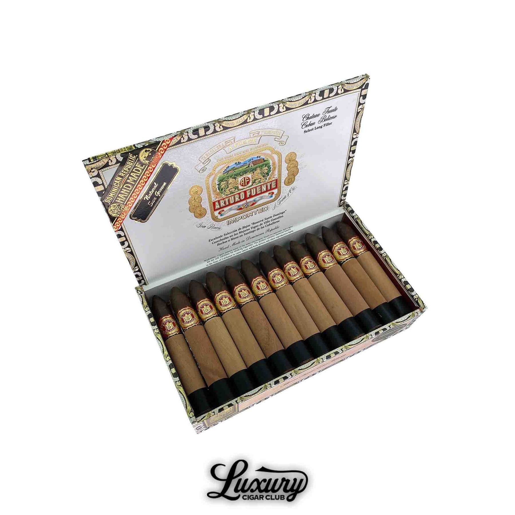 Arturo Fuente Chateau Fuente Cuban Belicoso Sun Grown