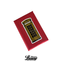 J London Telephone Booth Series Gold Telephone Booth