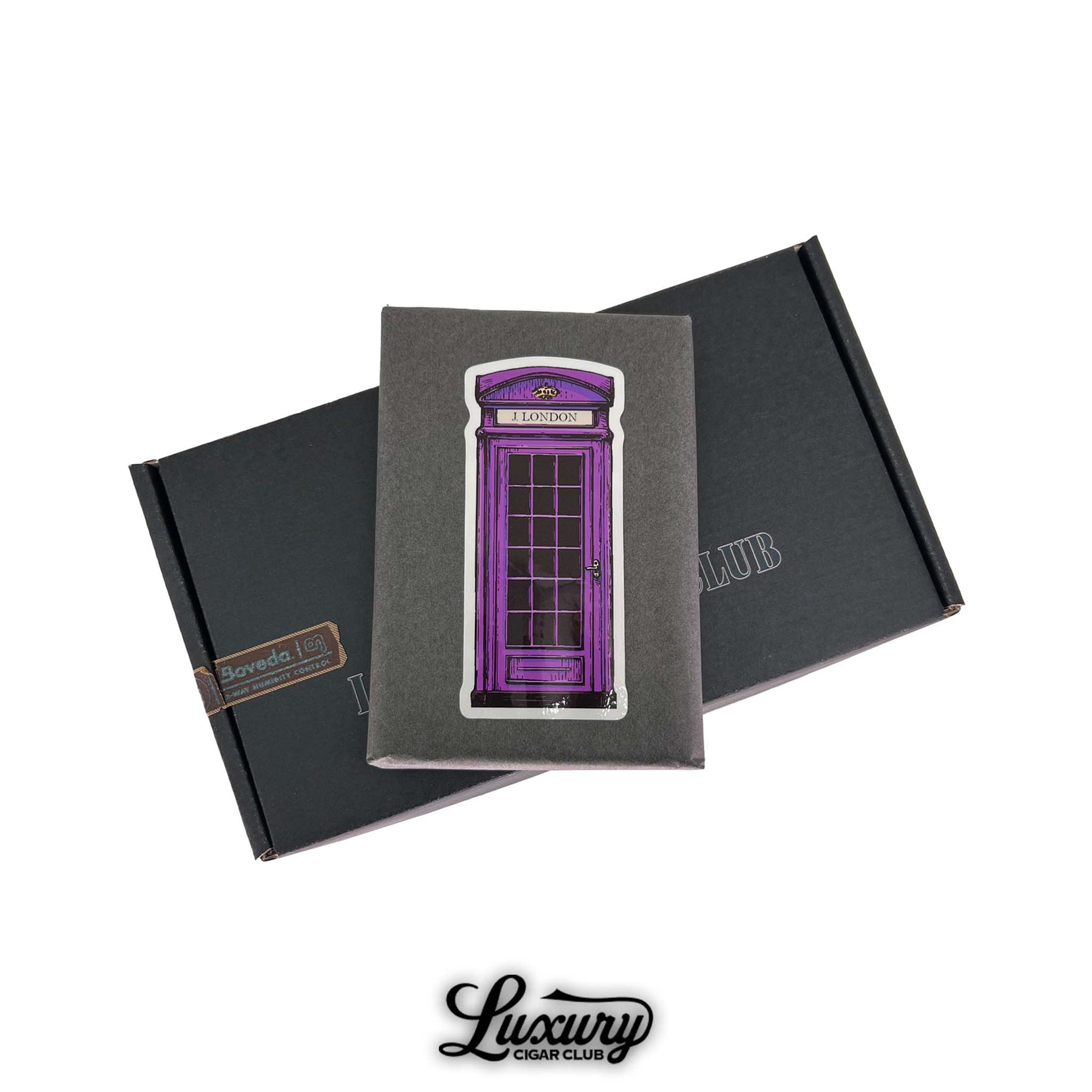 J London Telephone Booth Series Lavender Telephone Booth