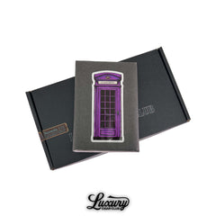 J London Telephone Booth Series Lavender Telephone Booth