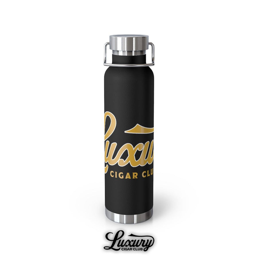 Luxury Cigar Club Copper Vacuum 22oz Insulated Bottle