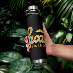 Luxury Cigar Club Copper Vacuum 22oz Insulated Bottle