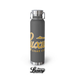 Luxury Cigar Club Copper Vacuum 22oz Insulated Bottle