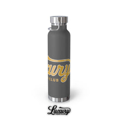 Luxury Cigar Club Copper Vacuum 22oz Insulated Bottle