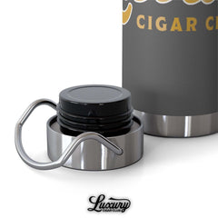Luxury Cigar Club Copper Vacuum 22oz Insulated Bottle