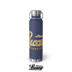 Luxury Cigar Club Copper Vacuum 22oz Insulated Bottle
