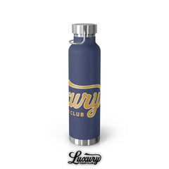 Luxury Cigar Club Copper Vacuum 22oz Insulated Bottle