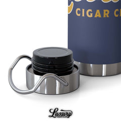Luxury Cigar Club Copper Vacuum 22oz Insulated Bottle