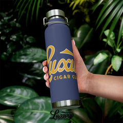Luxury Cigar Club Copper Vacuum 22oz Insulated Bottle