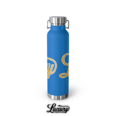 Luxury Cigar Club Copper Vacuum 22oz Insulated Bottle