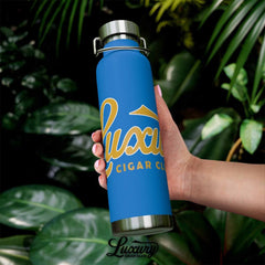 Luxury Cigar Club Copper Vacuum 22oz Insulated Bottle
