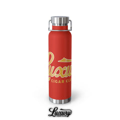 Luxury Cigar Club Copper Vacuum 22oz Insulated Bottle