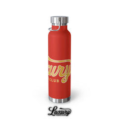 Luxury Cigar Club Copper Vacuum 22oz Insulated Bottle
