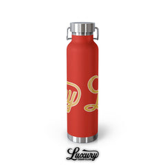Luxury Cigar Club Copper Vacuum 22oz Insulated Bottle