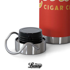 Luxury Cigar Club Copper Vacuum 22oz Insulated Bottle