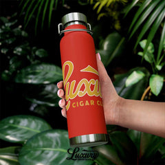 Luxury Cigar Club Copper Vacuum 22oz Insulated Bottle