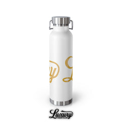 Luxury Cigar Club Copper Vacuum 22oz Insulated Bottle