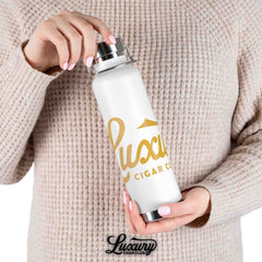 Luxury Cigar Club Copper Vacuum 22oz Insulated Bottle