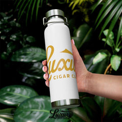 Luxury Cigar Club Copper Vacuum 22oz Insulated Bottle