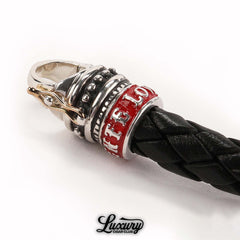 Manny Iriarte OpusX Society Leather Bracelet