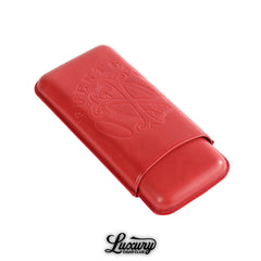 Manny Iriarte OpusX Society Spanish Nobuk Leather 3 Cigar Case