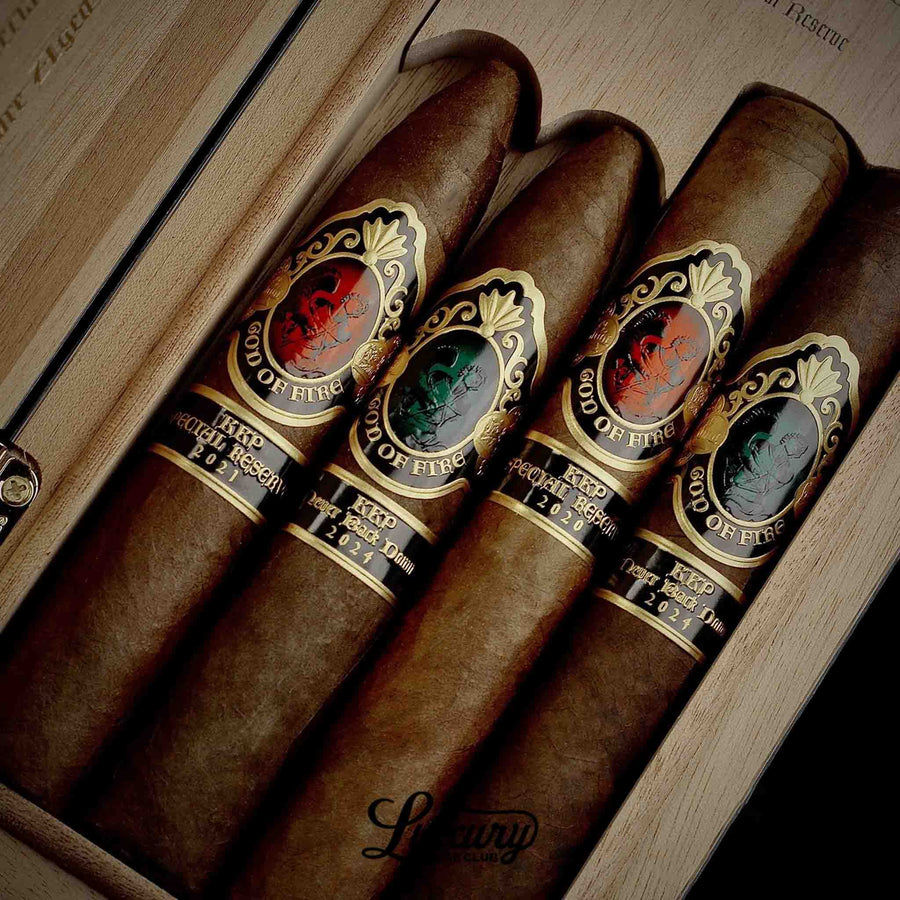 Prometheus God of Fire KKP NBD & SR 4 Cigar Sampler