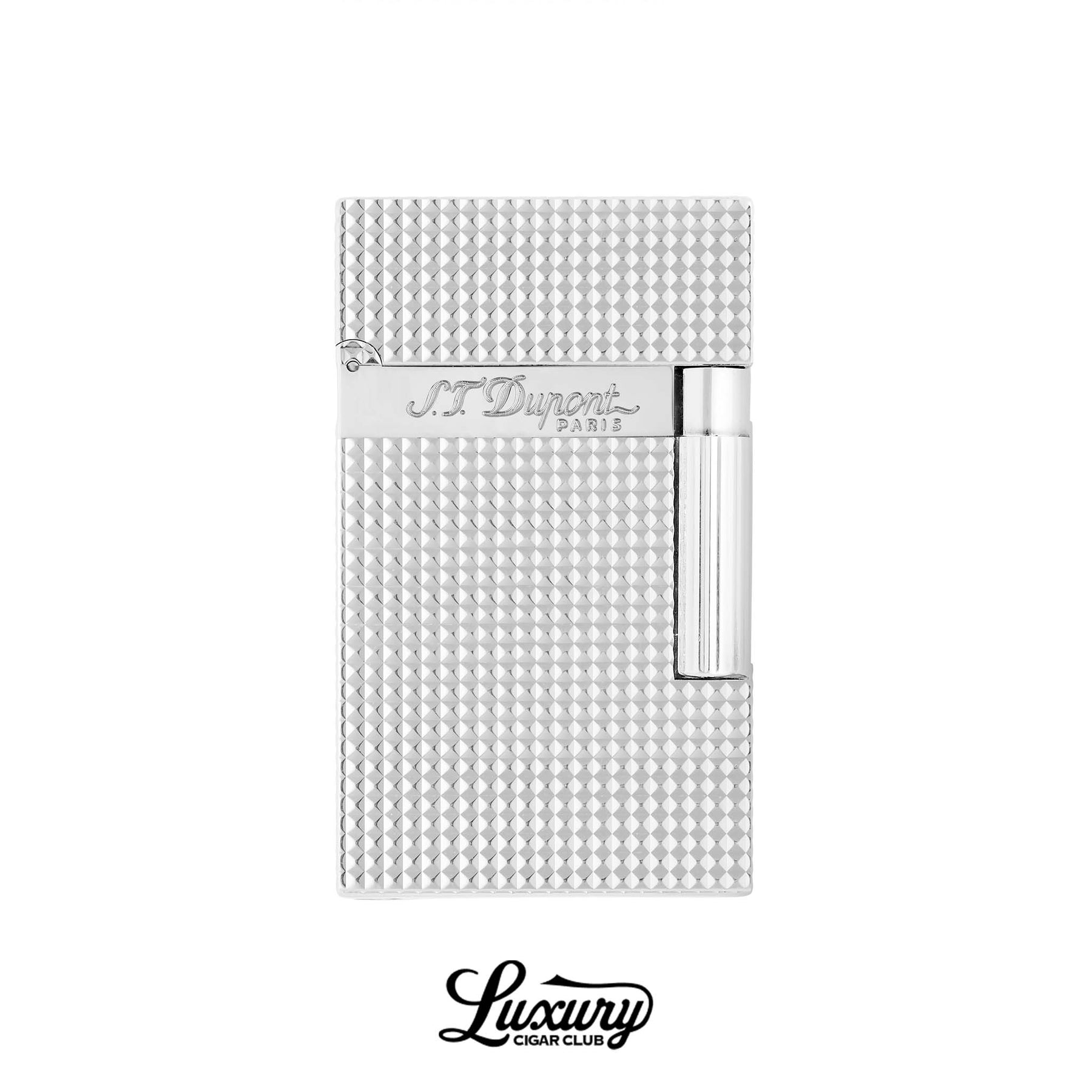 S.T. Dupont Ligne 2 Diamond Head Guilloche Lighter