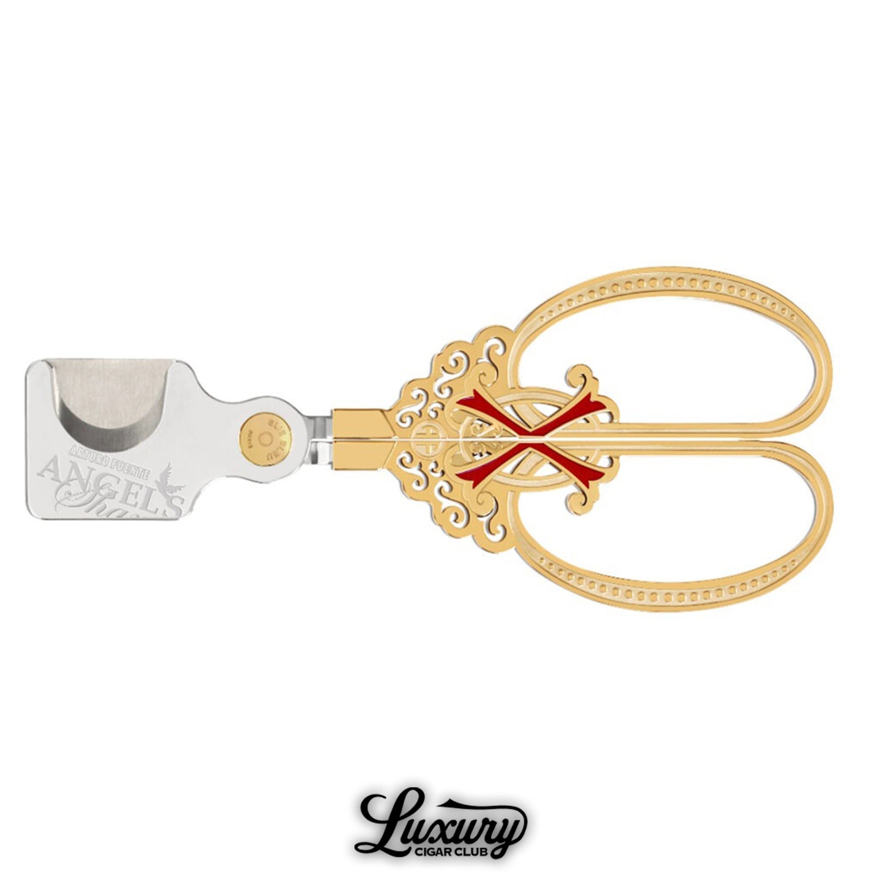 Elie Bleu & Arturo Fuente Angel's Share C-3 Stainless Steel Cigar Scissor Cutters Pre-Order