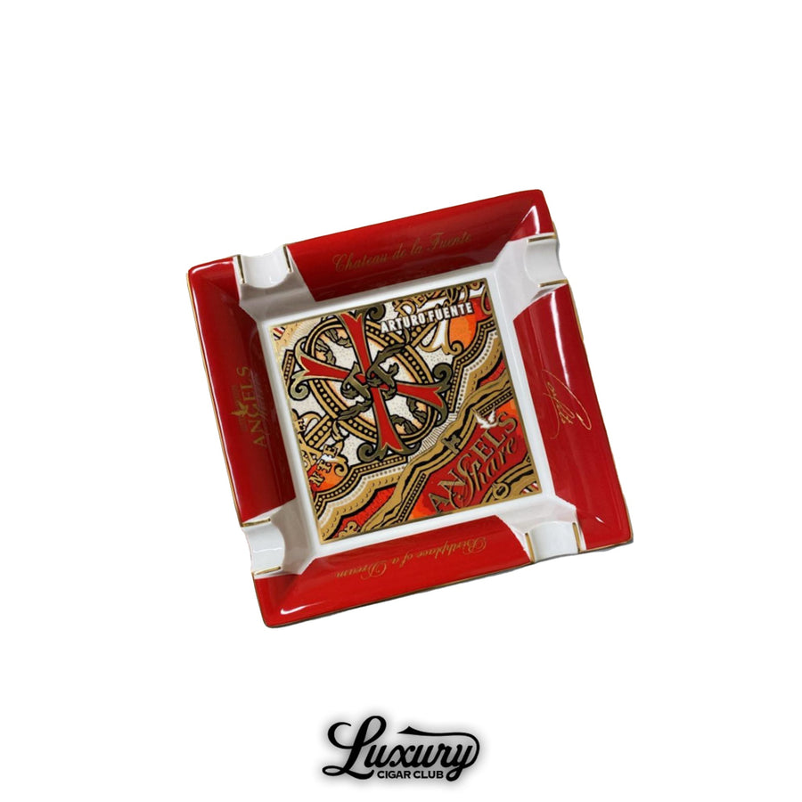 Elie Bleu & Arturo Fuente Angel's Share Limoges Porcelain Ashtray with 2 Gold Bridges Pre-Order
